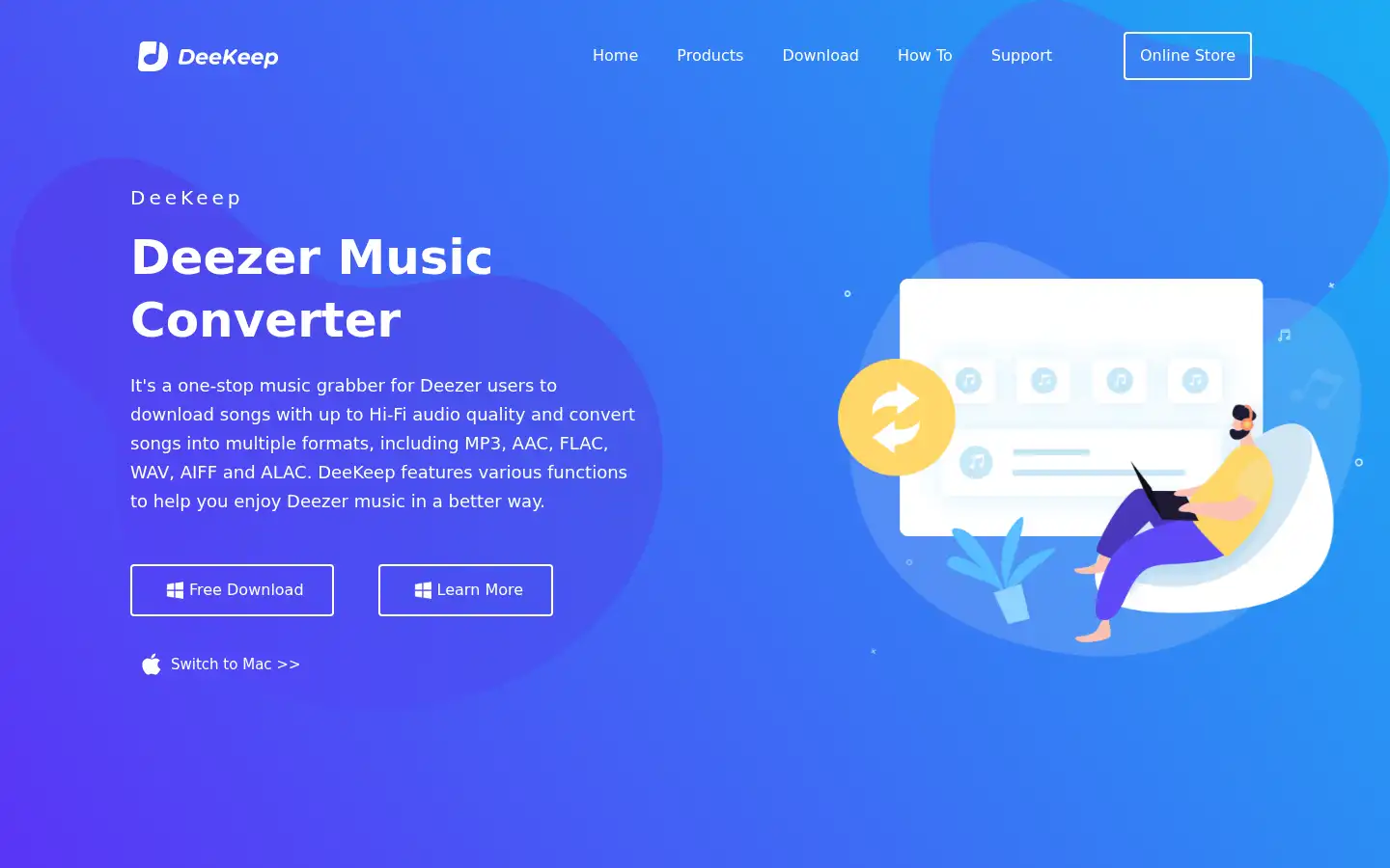 Screenshot of deekeep.com