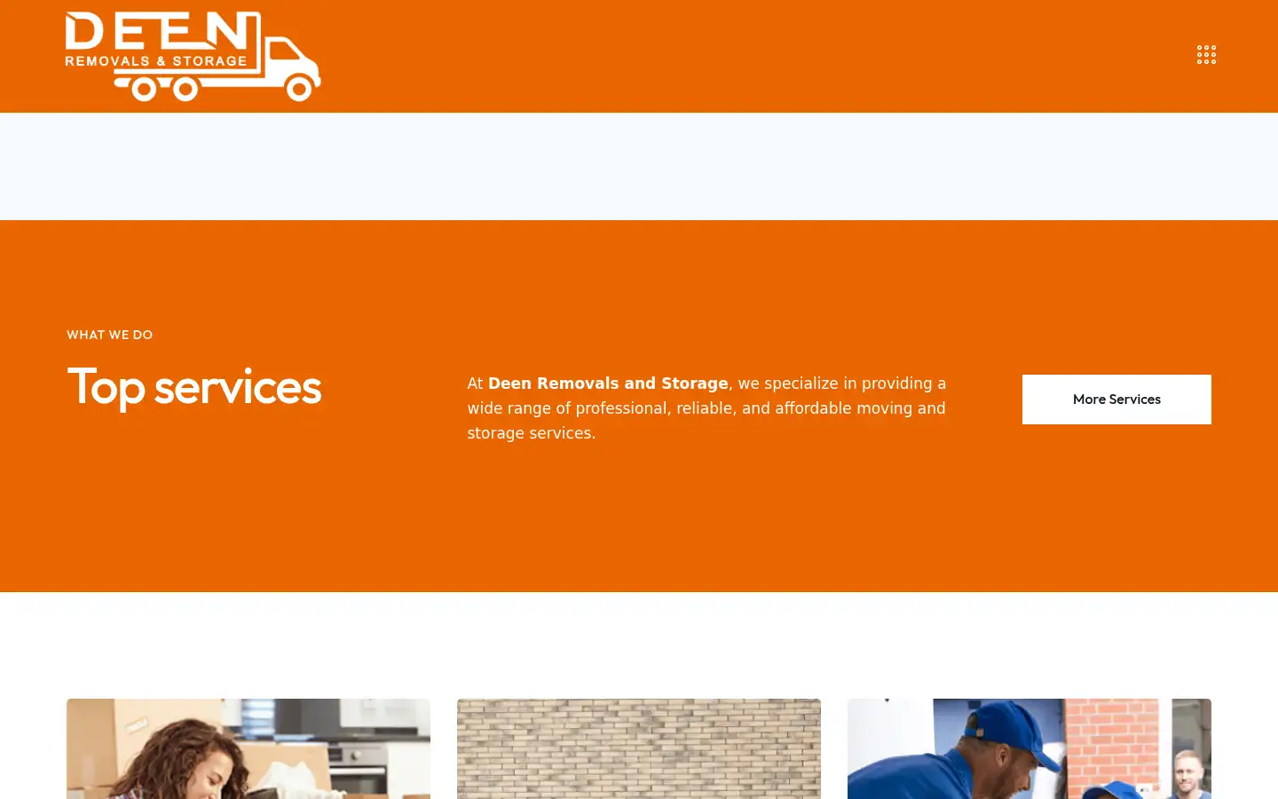 Screenshot of deenremovals.com