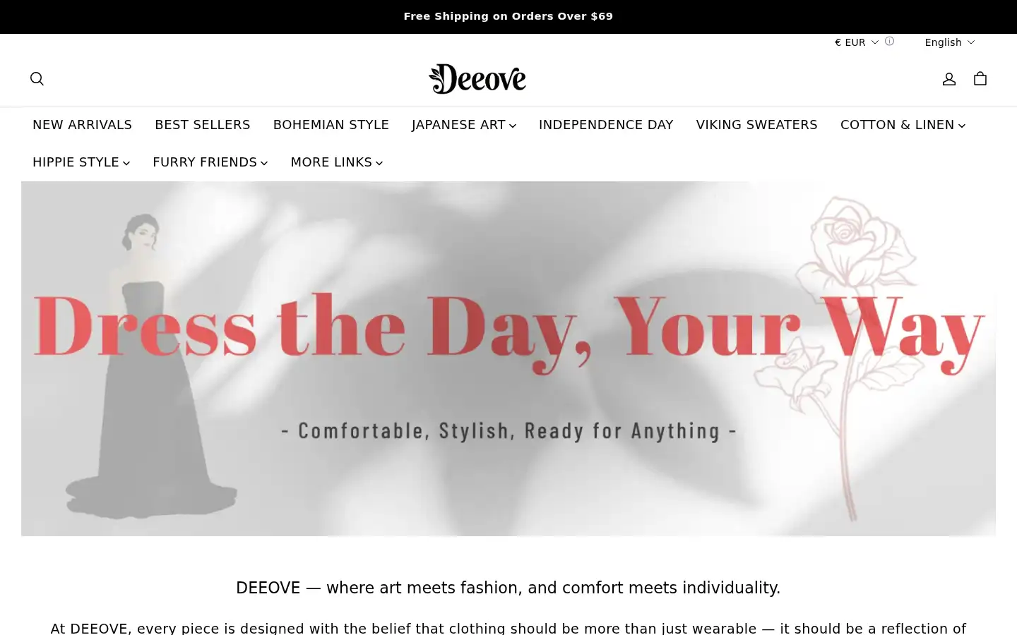Screenshot of deeove.com