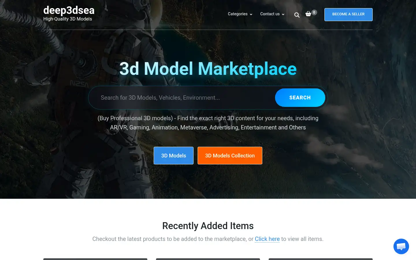 Screenshot of deep3dsea.com