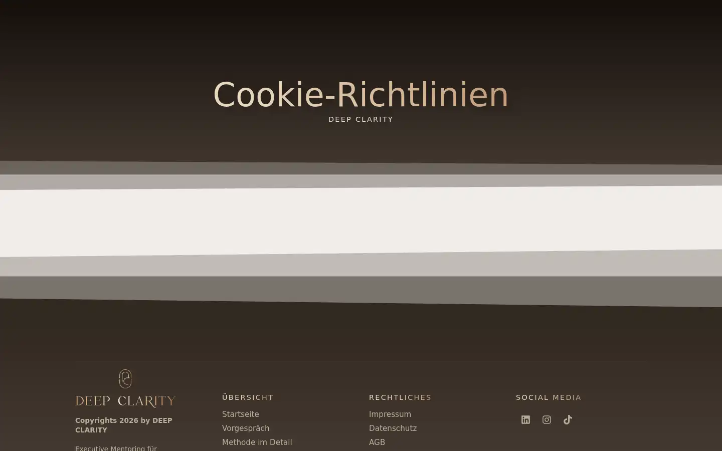 Screenshot of deepclarity.de