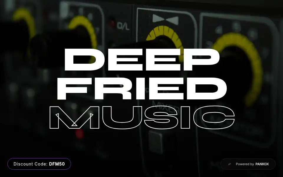 Screenshot of deepfriedmusic.com