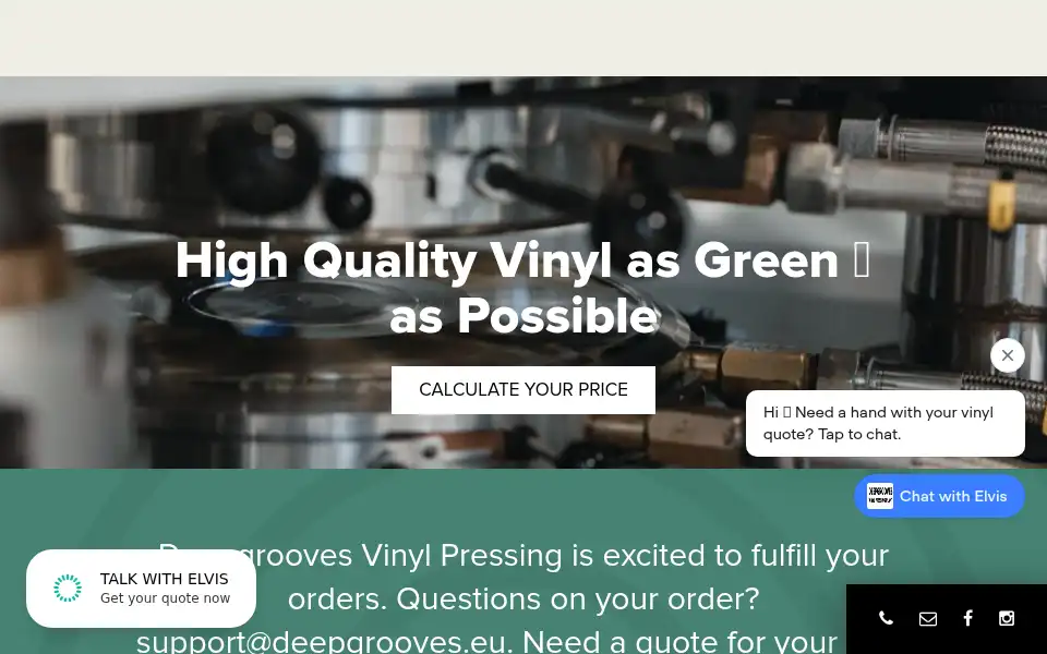 Screenshot of deepgrooves.eu