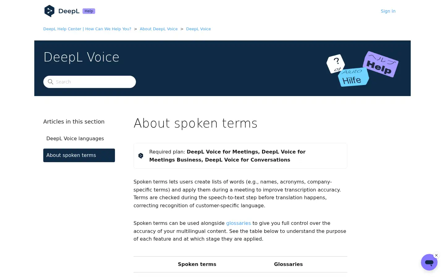 Screenshot of deepl.com
