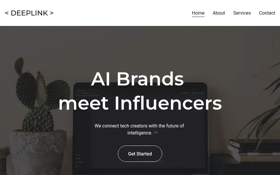 Screenshot of deeplinkagency.com