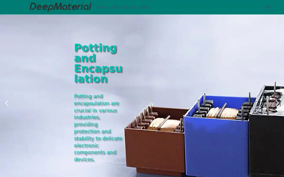 Screenshot of deepmaterialcn.com