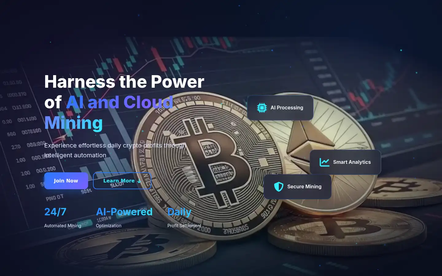 Screenshot of deepmineai.vip