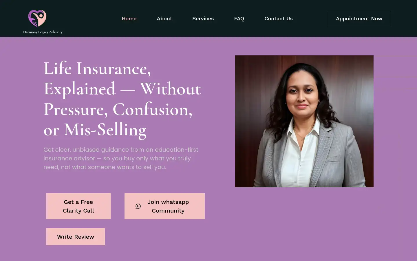 Screenshot of deepthikuriachan.in