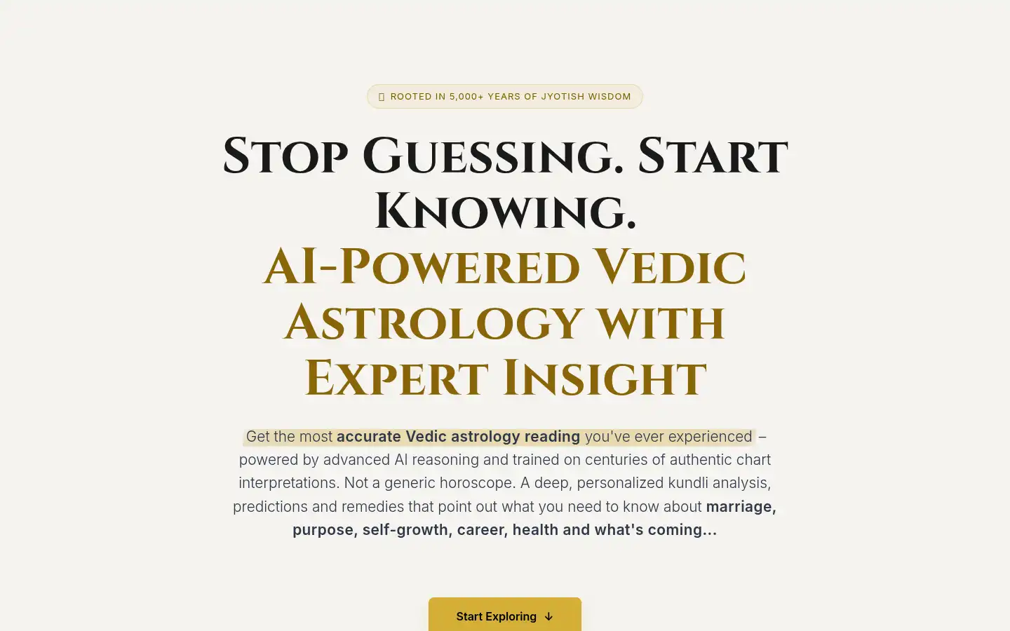Screenshot of deepvedic.com