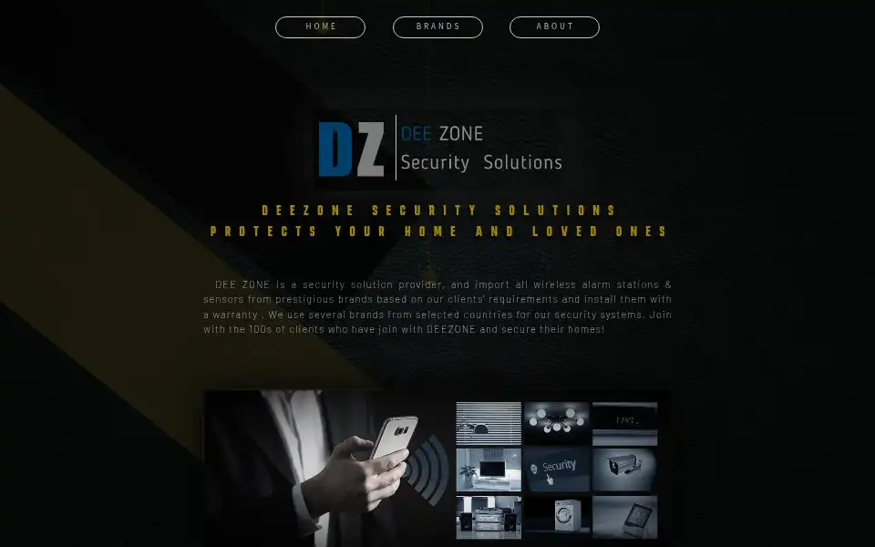 Screenshot of deezone.carrd.co