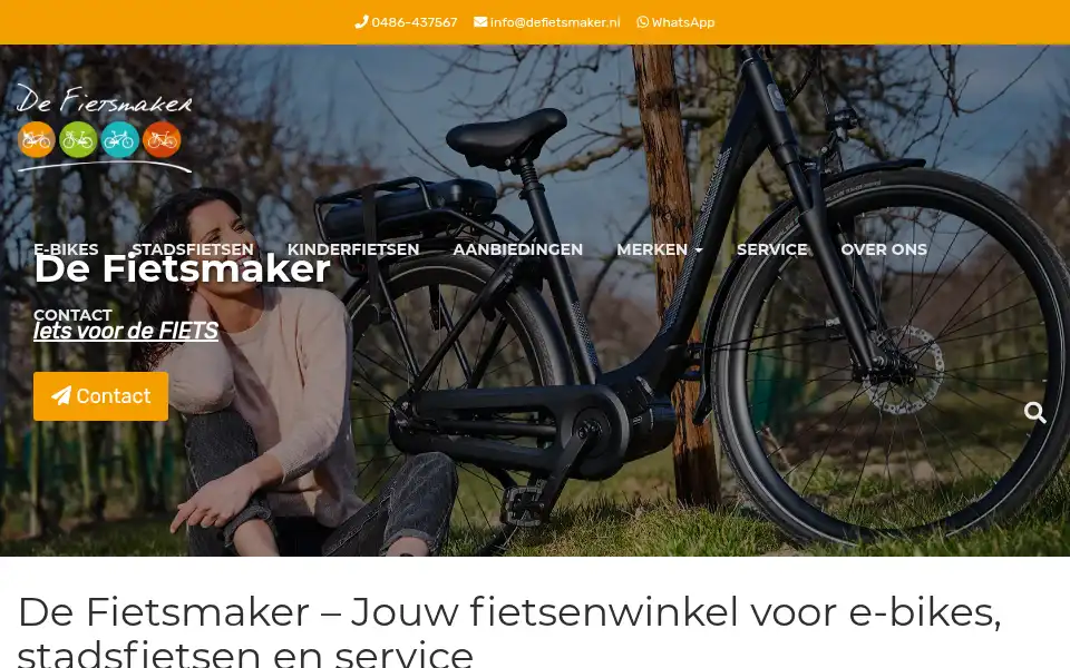 Screenshot of defietsmaker.nl