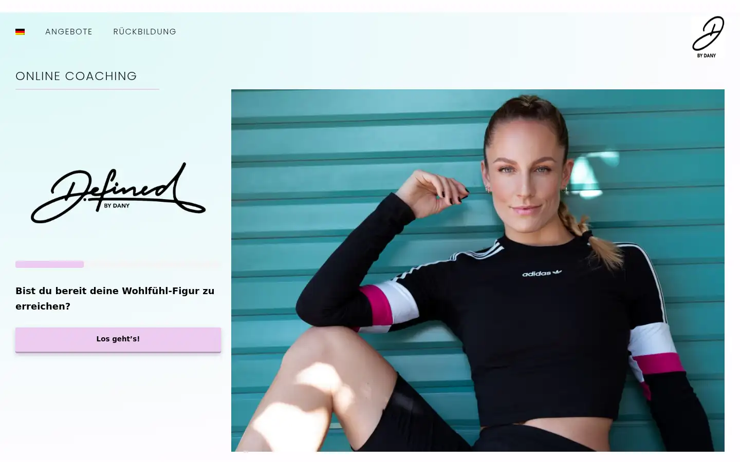Screenshot of definedbydany.com