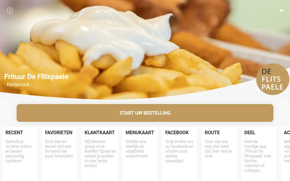 Screenshot of deflitspaele.be
