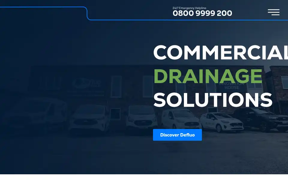 Screenshot of defluo.co.uk