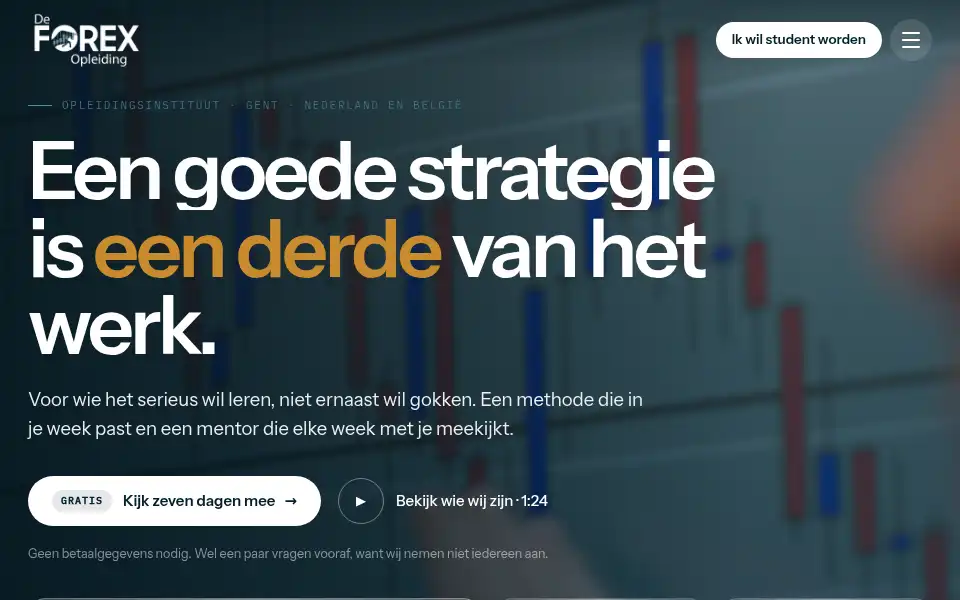 Screenshot of deforexopleiding.nl