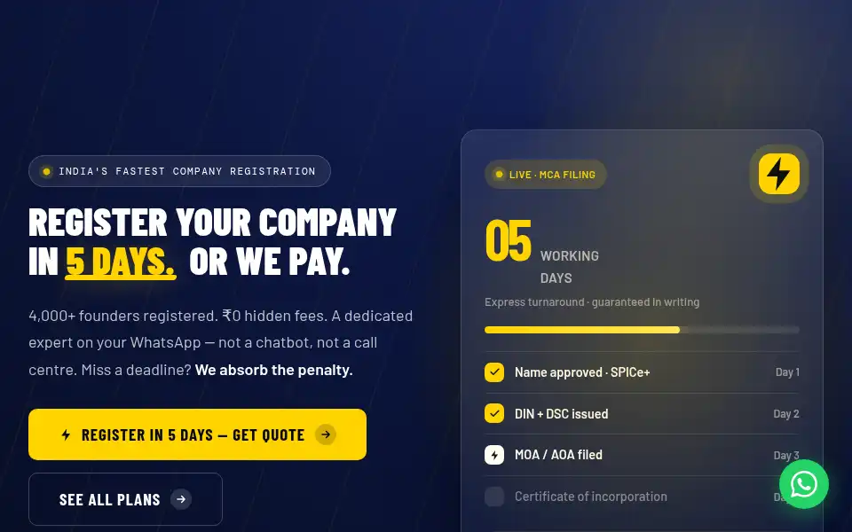 Screenshot of deftro.in