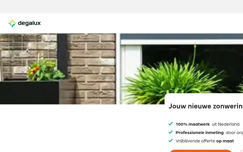 Screenshot of degalux.com