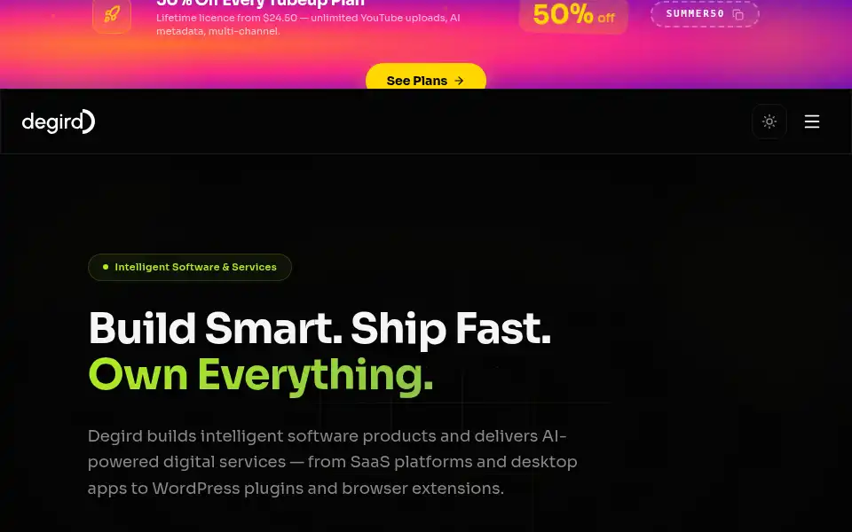 Screenshot of degird.com