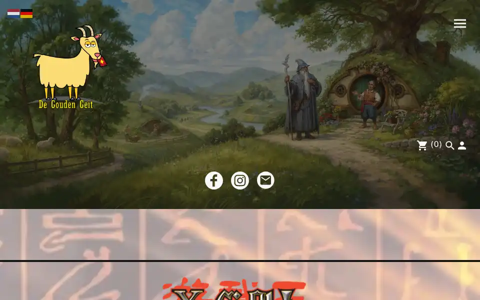 Screenshot of degoudengeit.nl