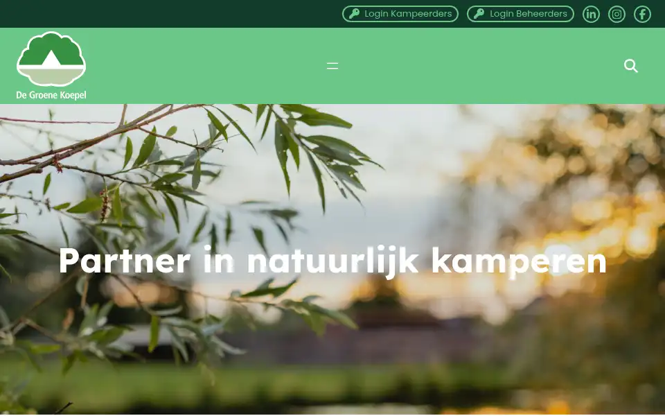 Screenshot of degroenekoepel.nl