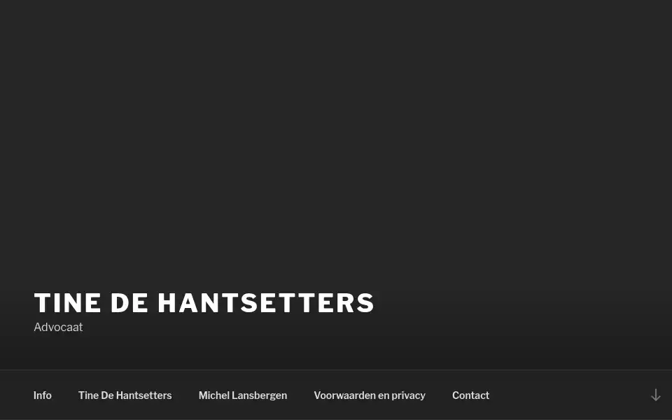 Screenshot of dehantsetters.be