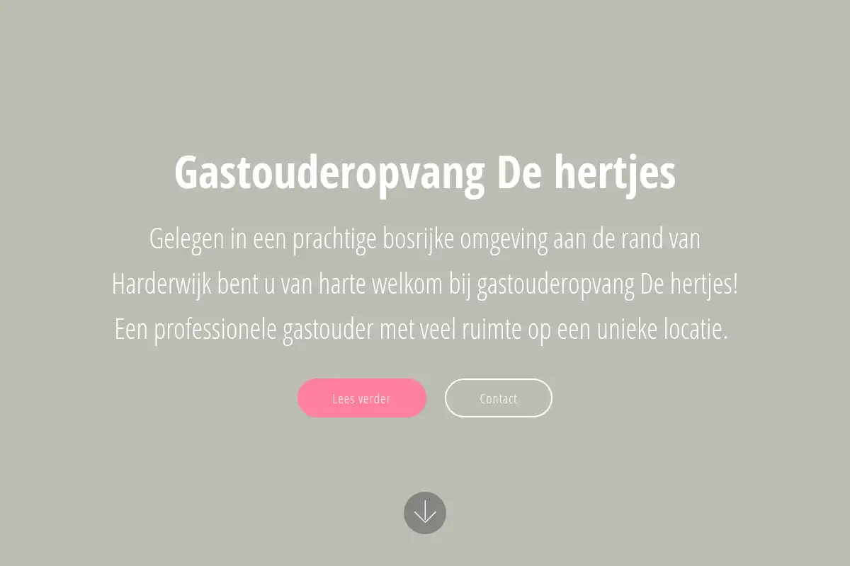 Screenshot of dehertjes.nl