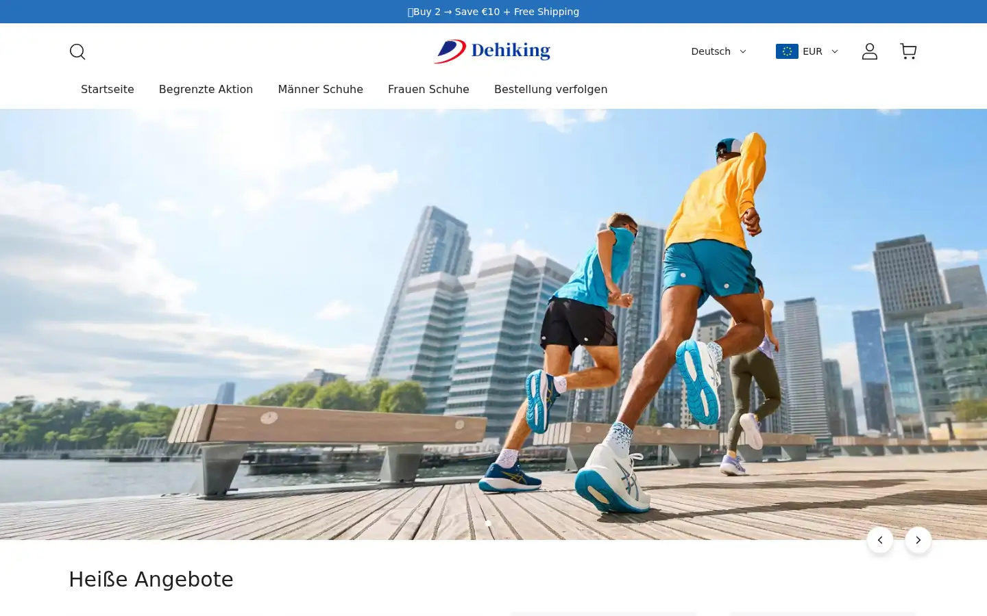 Screenshot of dehiking.de