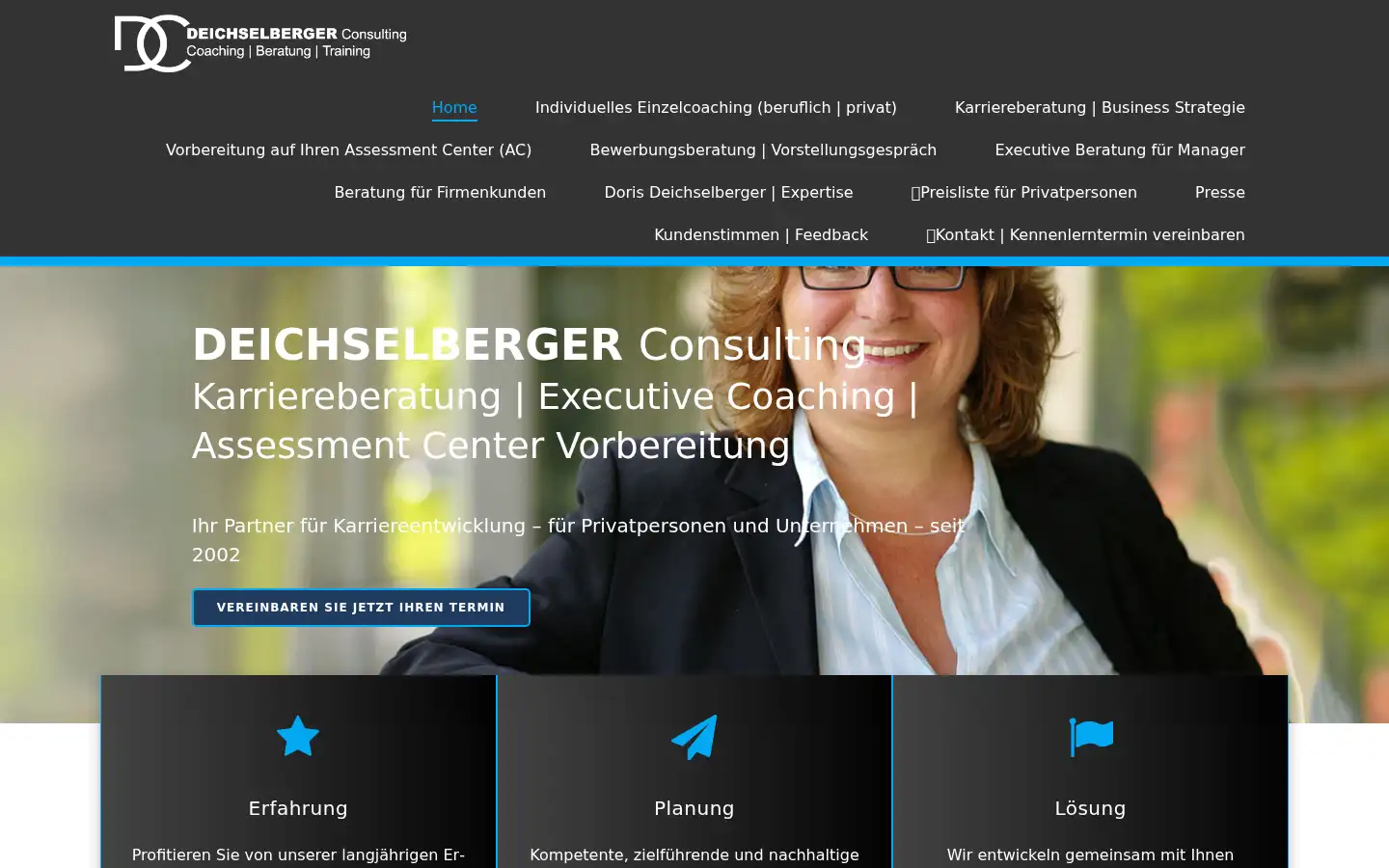 Screenshot of deichselberger.de