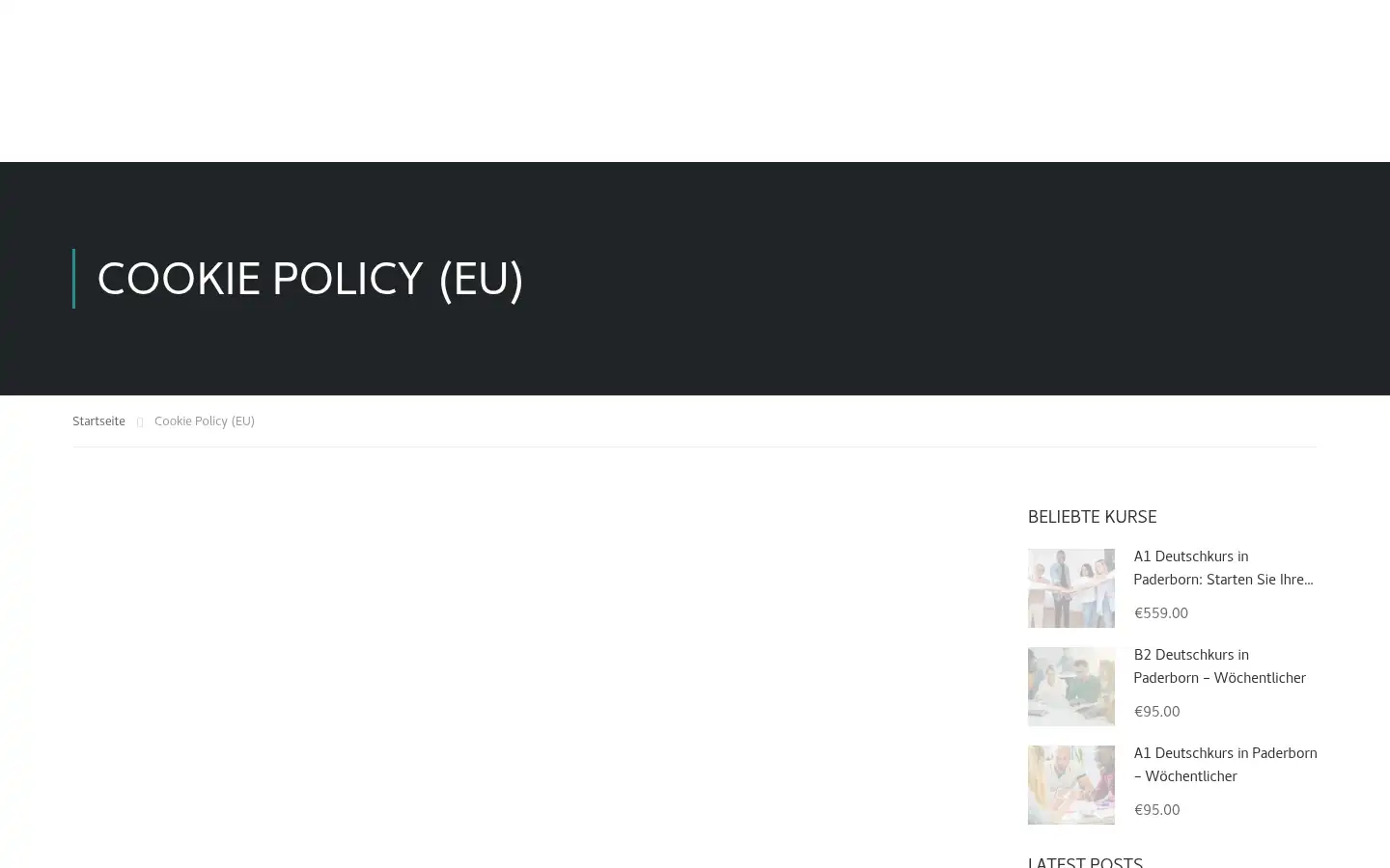 Screenshot of dein-institut.de