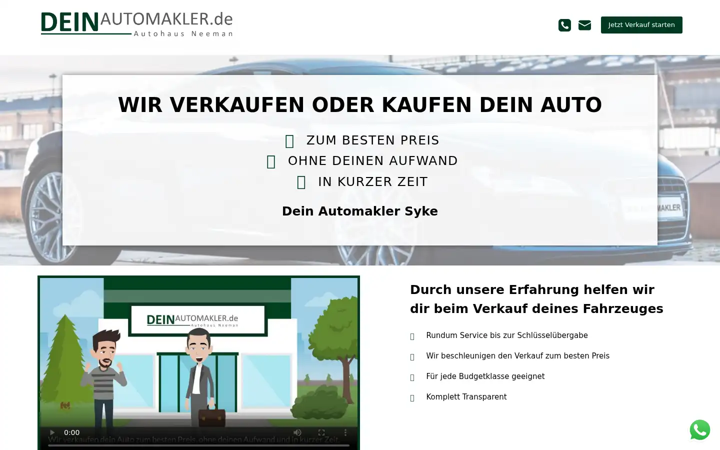 Screenshot of deinautomakler.de
