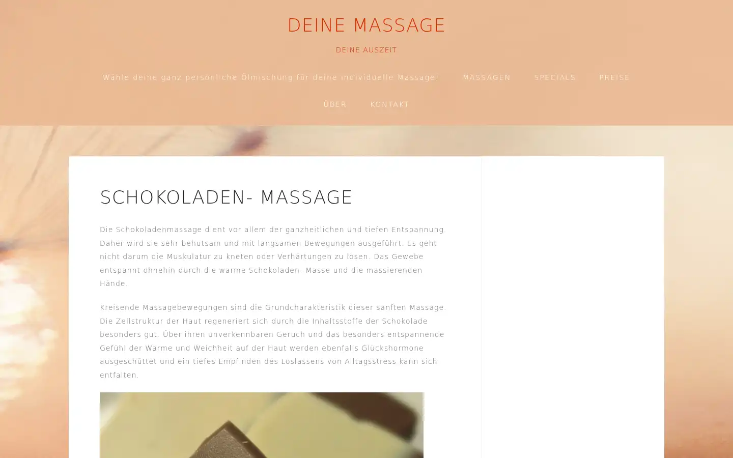 Screenshot of deine-massage-muenchen.de