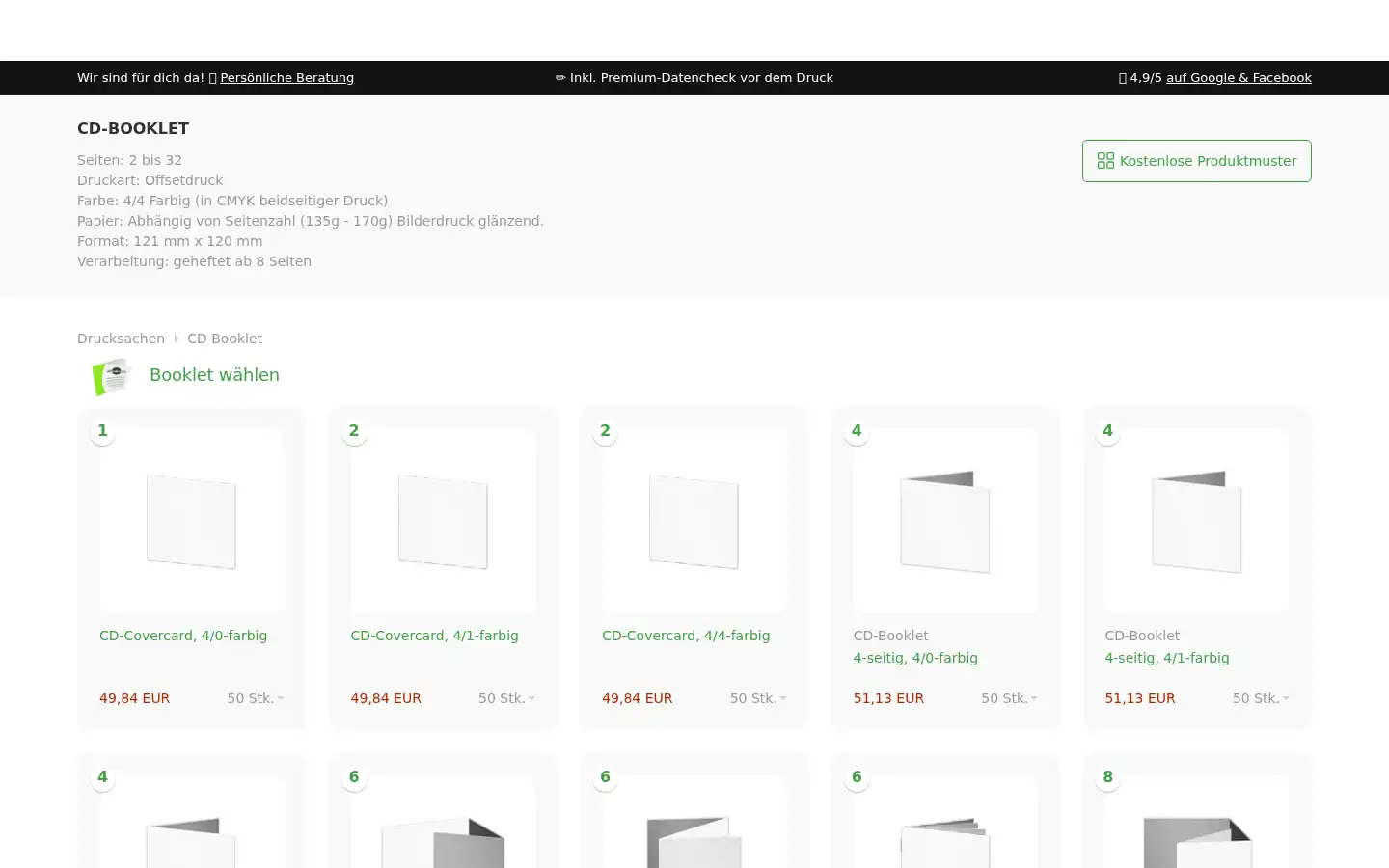 Screenshot of deinescheibe.de