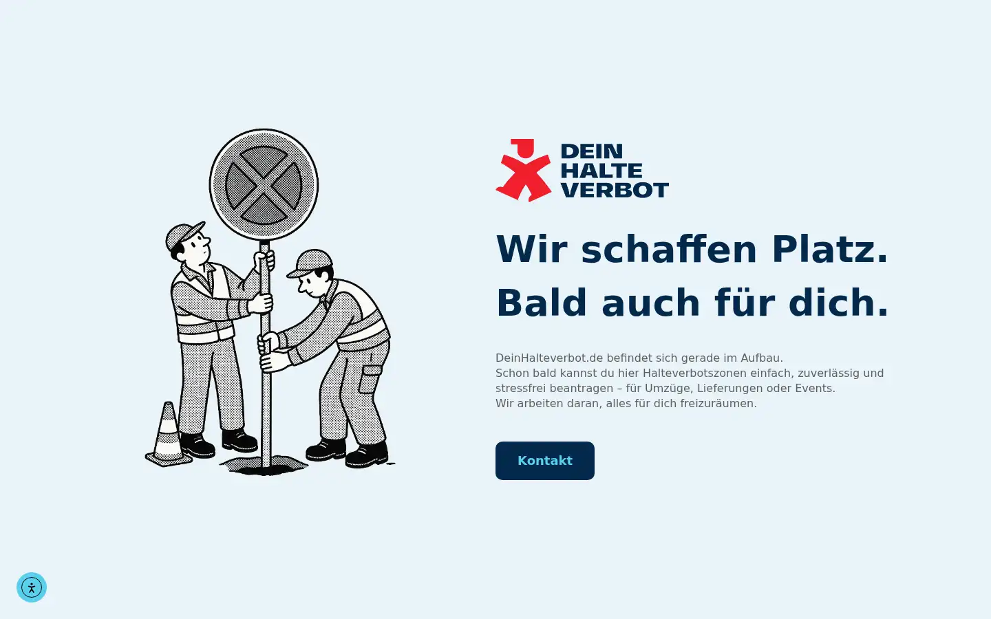 Screenshot of deinhalteverbot.de