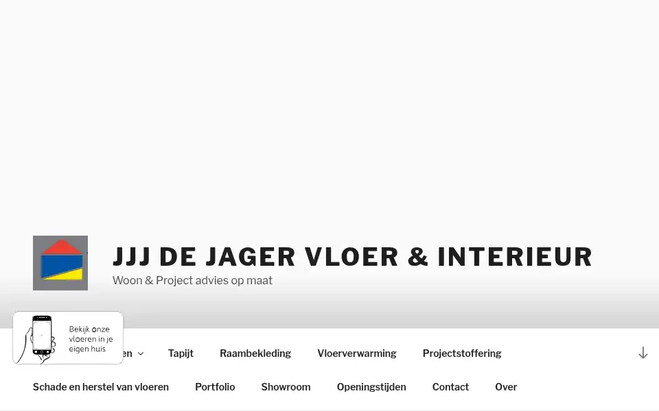 Screenshot of dejagerwonen.nl