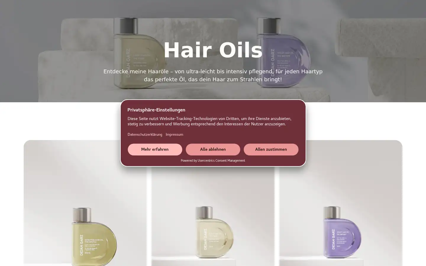 Screenshot of dejangarz.com