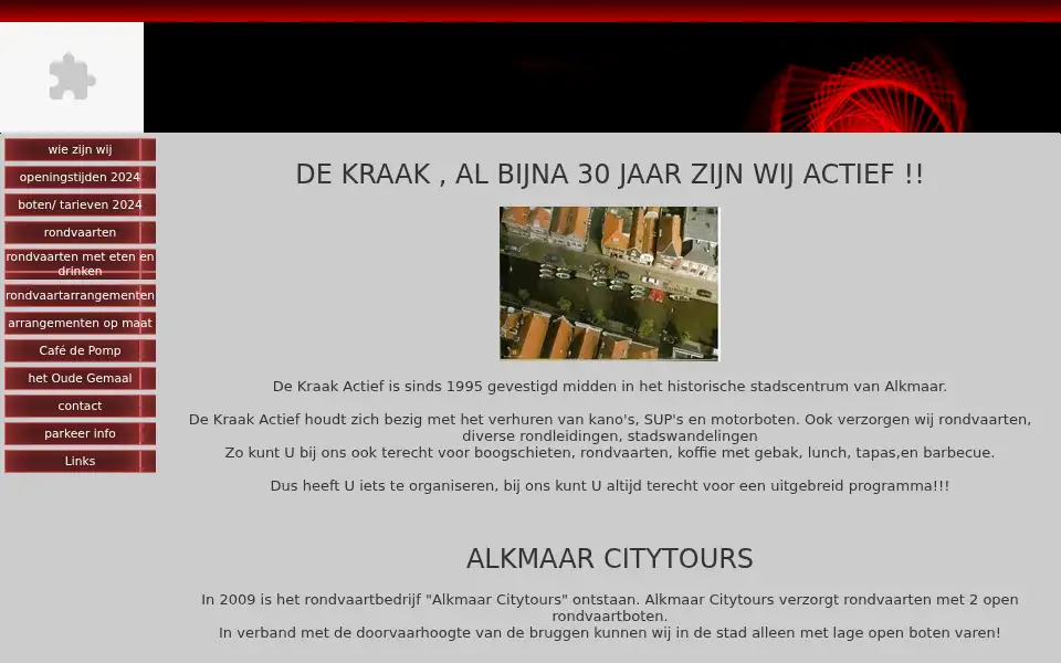 Screenshot of dekraak.nl