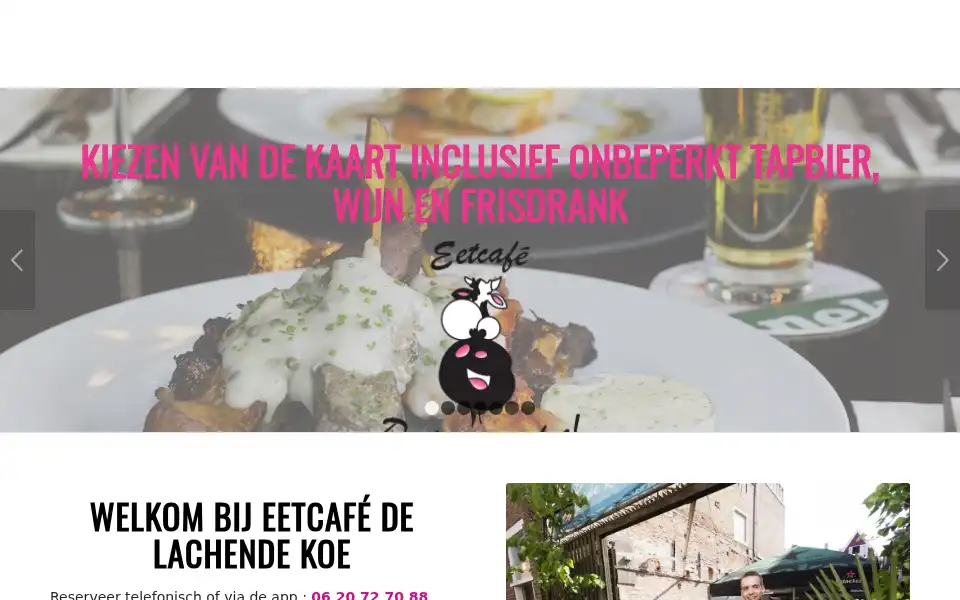 Screenshot of delachendekoegroep.nl
