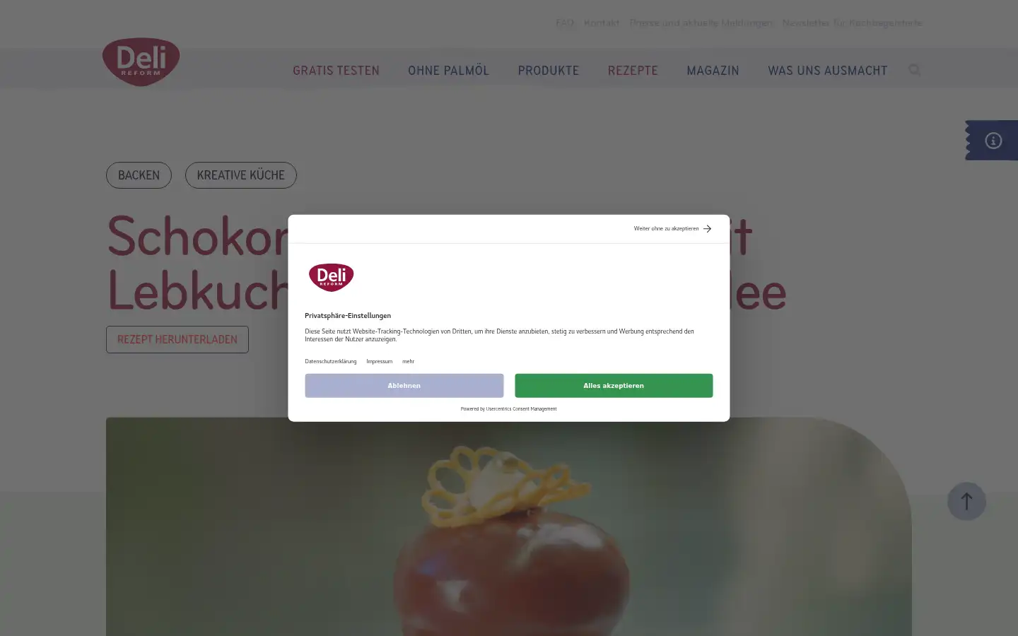 Screenshot of deli-reform.de