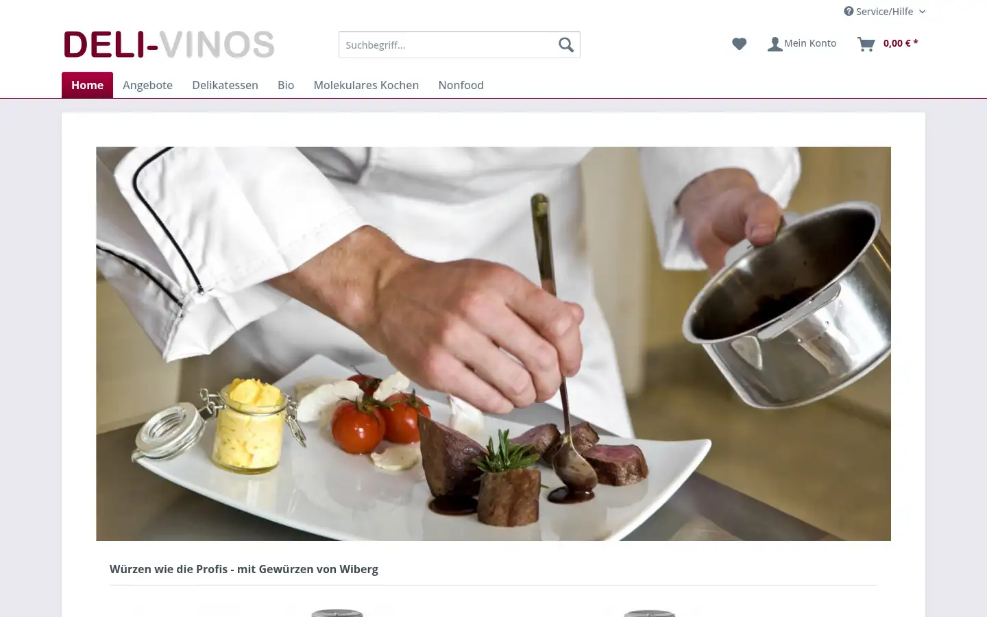 Screenshot of deli-vinos.de