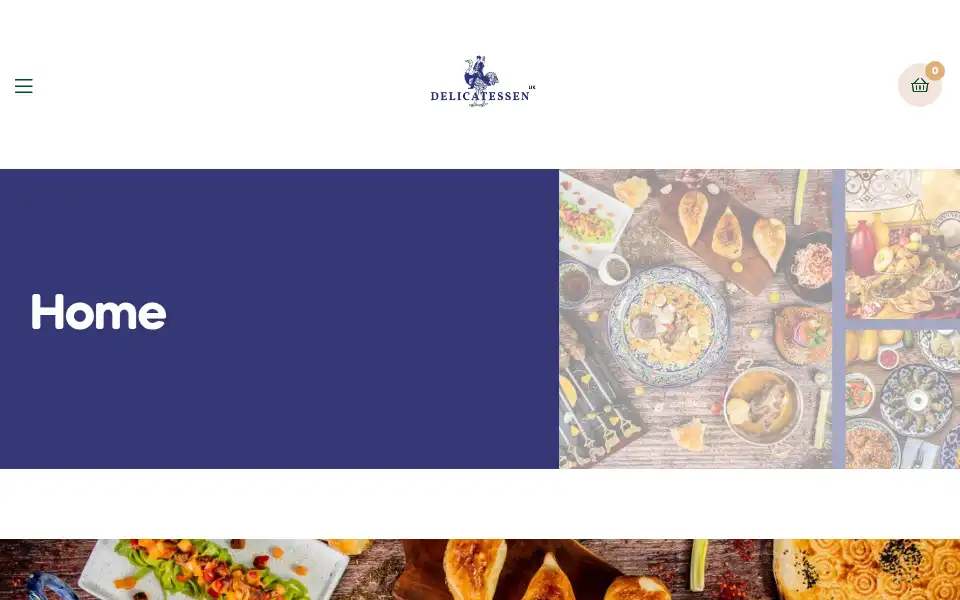 Screenshot of delicatessenldn.co.uk