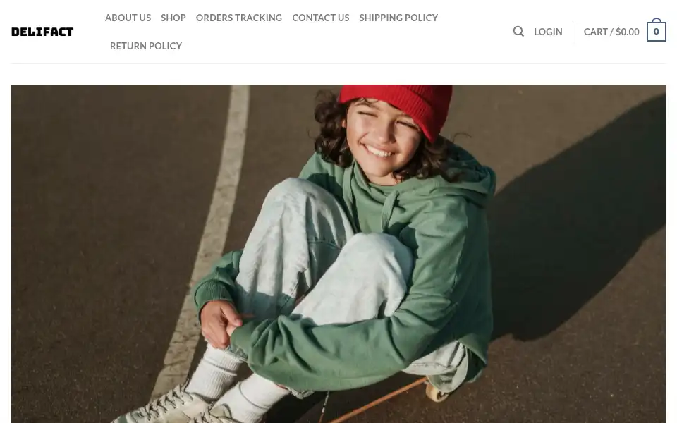 Screenshot of delifact.com