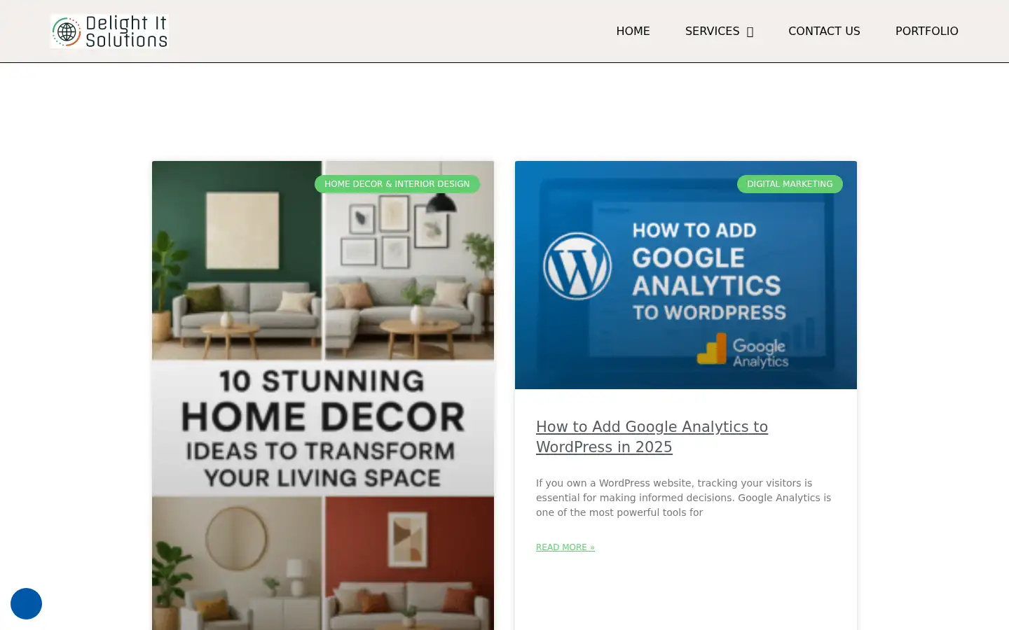 Screenshot of delightitsolutions.com