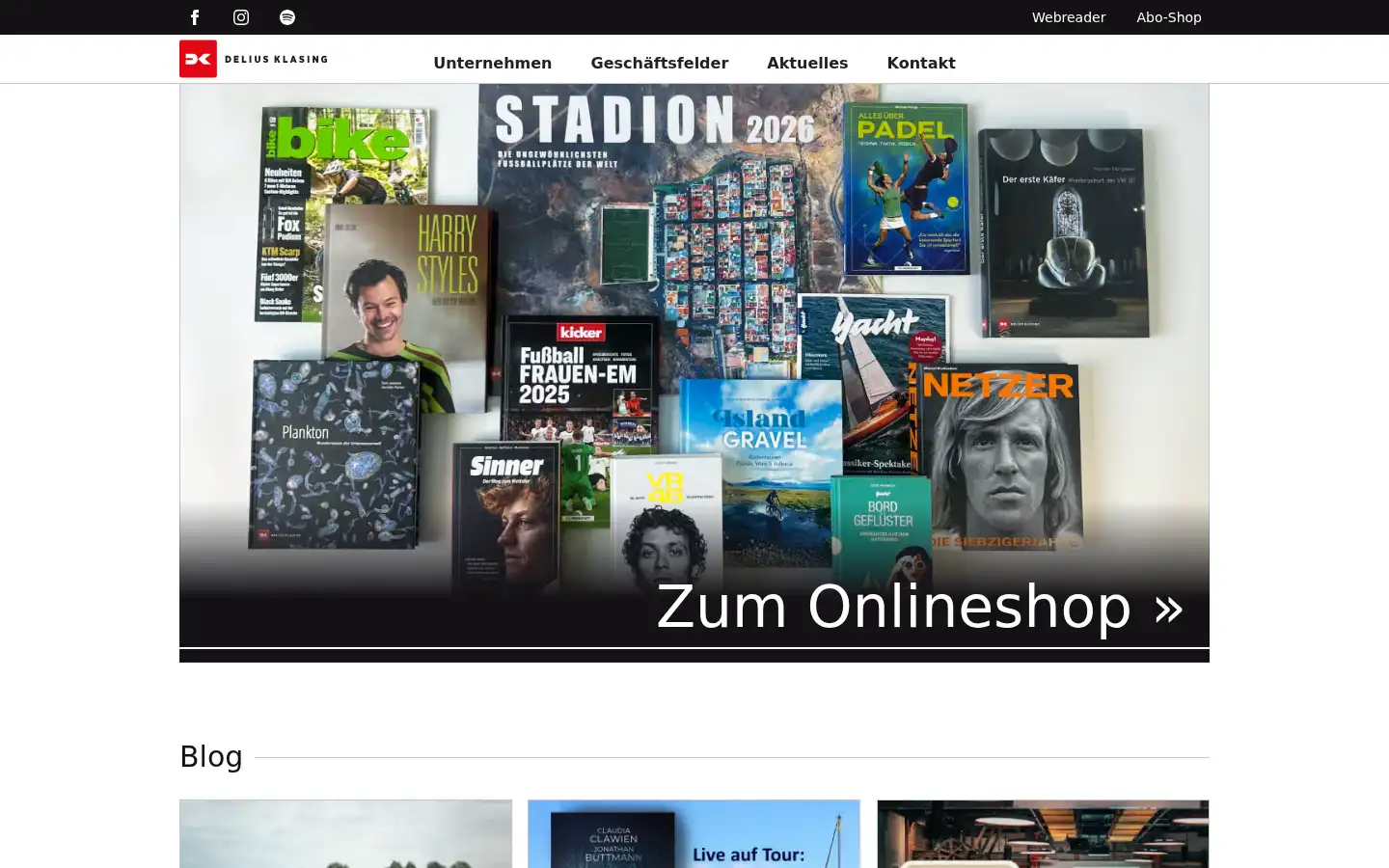 Screenshot of delius-klasing.de