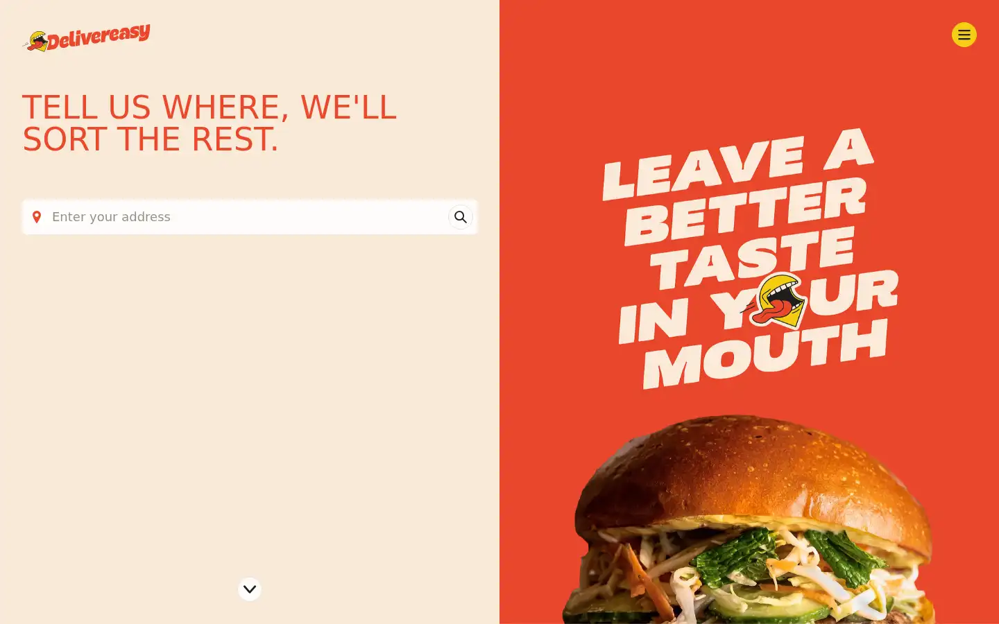Screenshot of delivereasy.co.nz