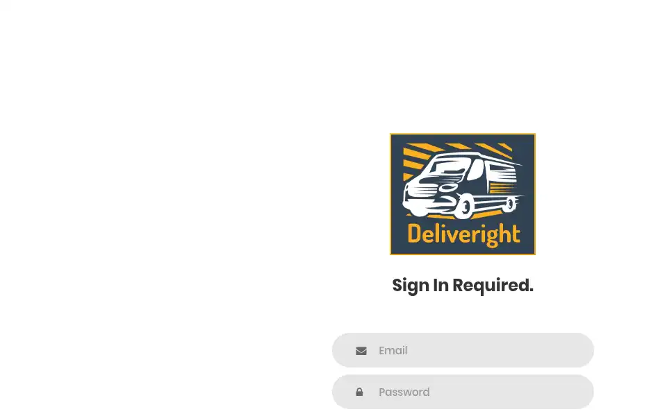 Screenshot of deliveright.co.uk