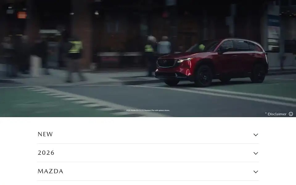 Screenshot of dellamazda.com