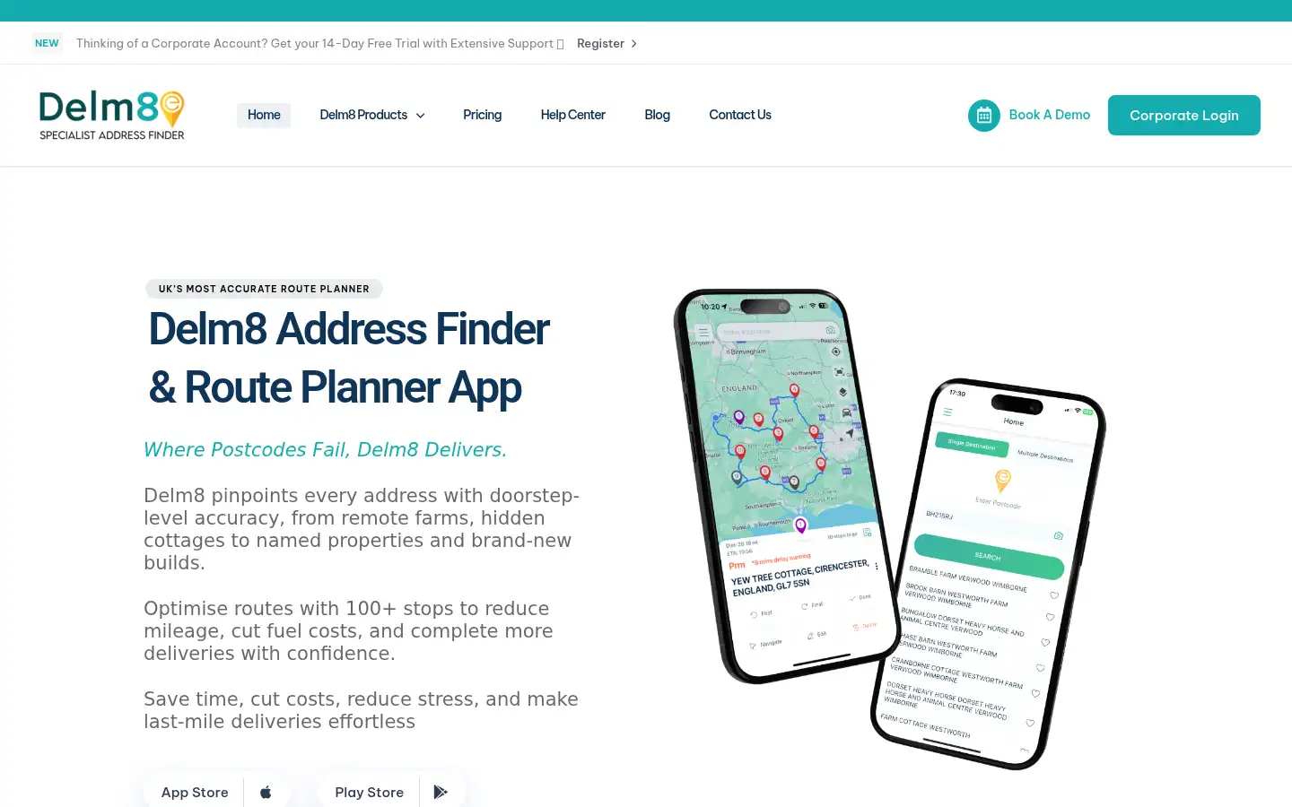 Screenshot of delm8.com