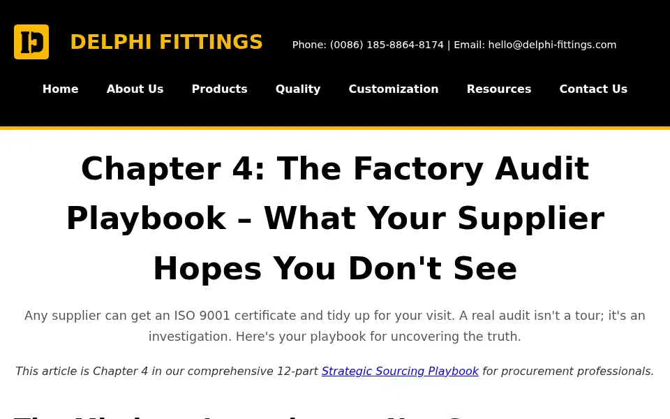 Screenshot of delphi-fittings.com