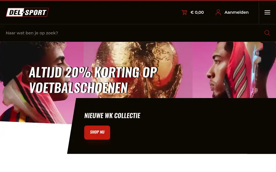 Screenshot of delsport.com