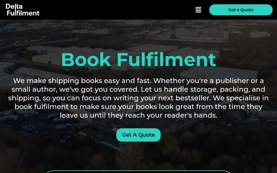 Screenshot of deltafulfilment.co.uk